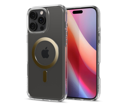 Etui do telefonów SPIGEN Ultra Hybrid Mag Magsafe do iPhone 16 Pro Gold ACS08132